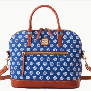 Dooney & Bourke MLB Cubs Domed Zip Satchel